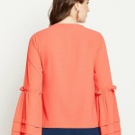 Women Green Solid Top