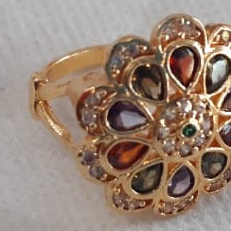 Ring 1gm gold Plated (PRC062)