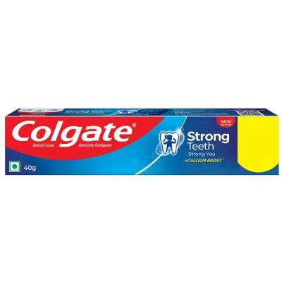Colgate Strong Teeth Cavity Protection With Calcium Boost, India'S No.1 Toothpaste 40gm