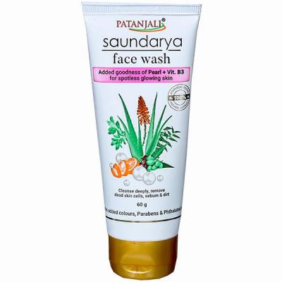 Patanjali saundarya face wash 100g